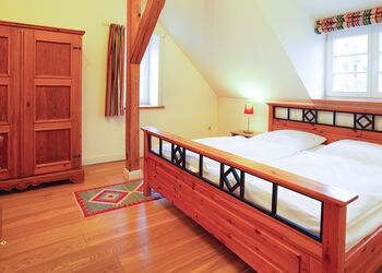 Schlafzimmer Ferienwohnung Kutscherwohnung