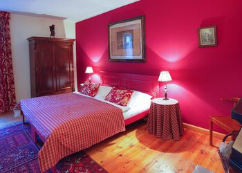 Schlafzimmer Ferienwohnung Kaminwohnung