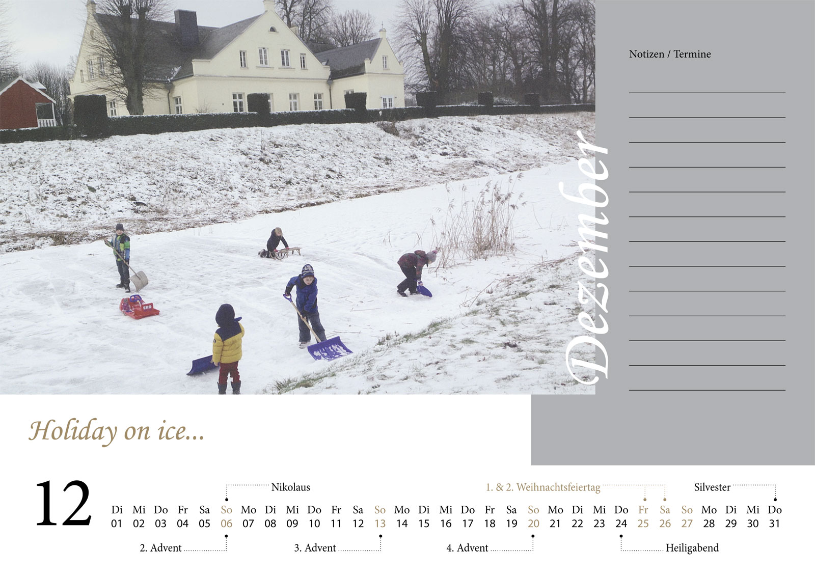 Kalender 2026 Gut Dalwitz - Dezember - Holiday on ice ...
